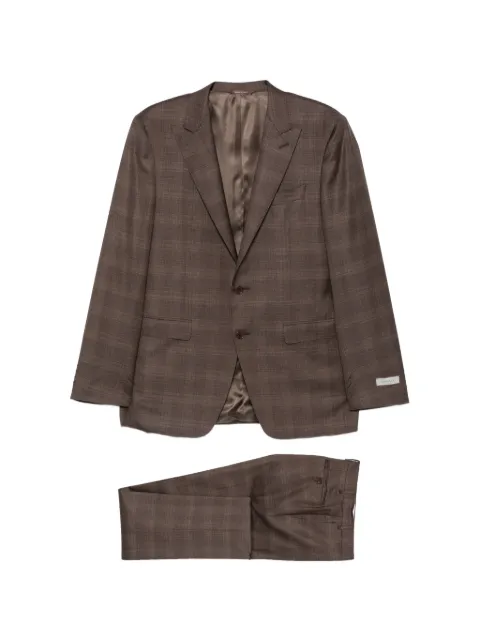 Canali checked suit