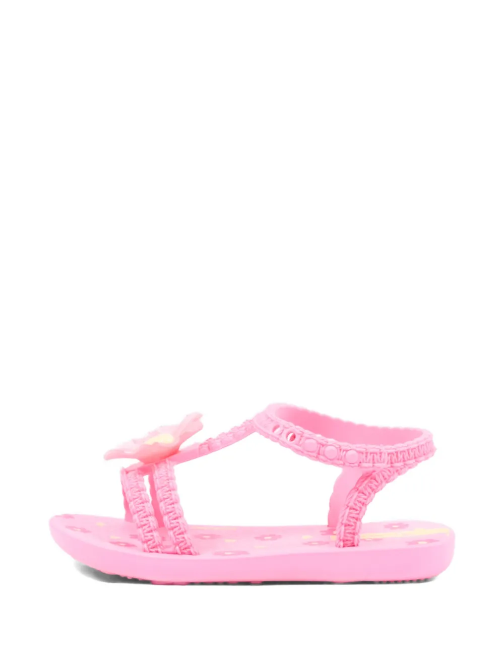 Ipanema Sandalen met bloem-applicatie en textuur Roze