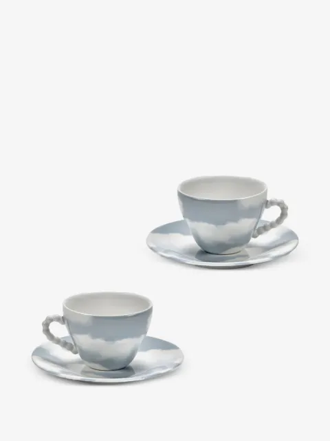 Serax set de taza con motivo de nube