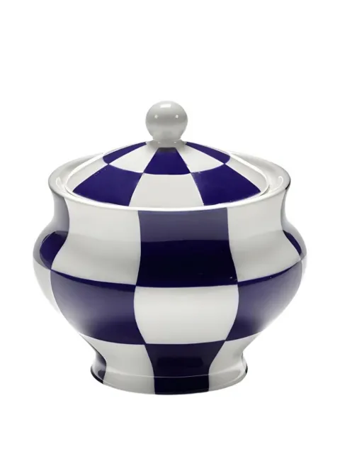 Serax check-pattern sugar bowl