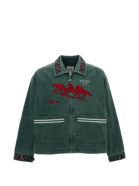 FOUND Jockey embroidered jacket