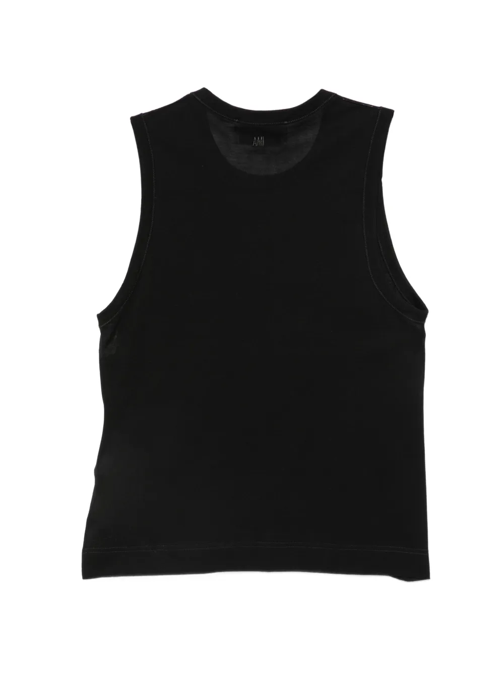 AMI Paris Tanktop met geborduurd logo Zwart