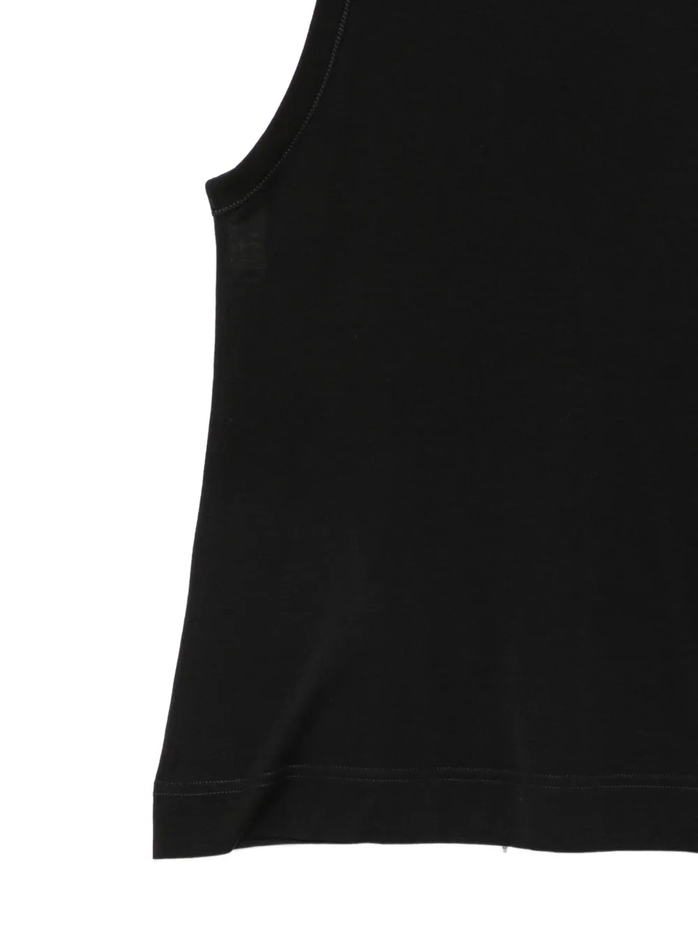 AMI Paris Tanktop met geborduurd logo Zwart