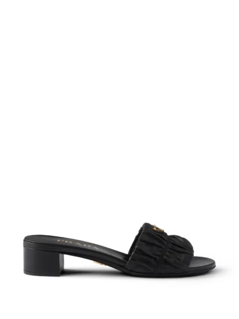 Prada Nappa leren slippers