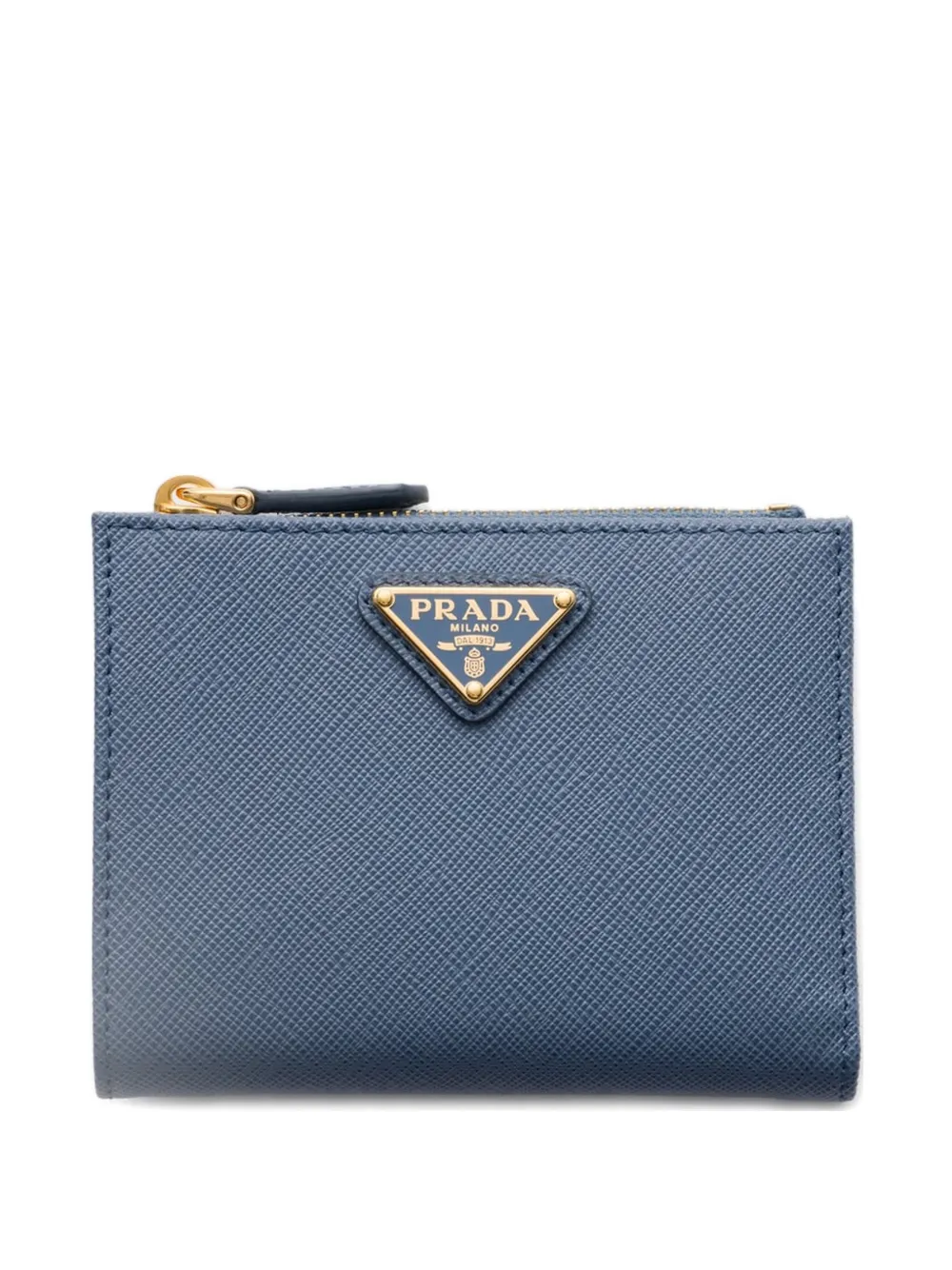Prada small Saffiano leather wallet - Blau