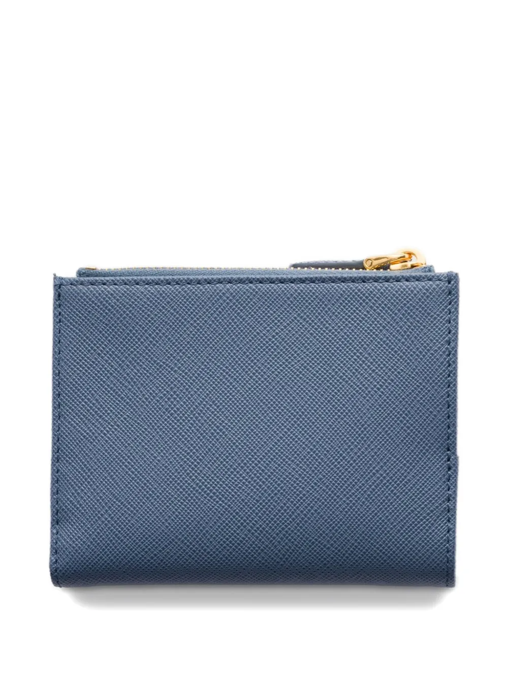 Prada Saffiano leren portemonnee Blauw