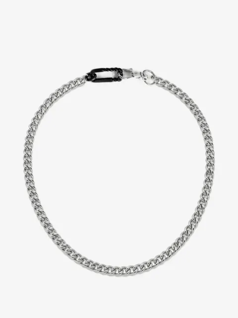 YOJ two-tone link necklace