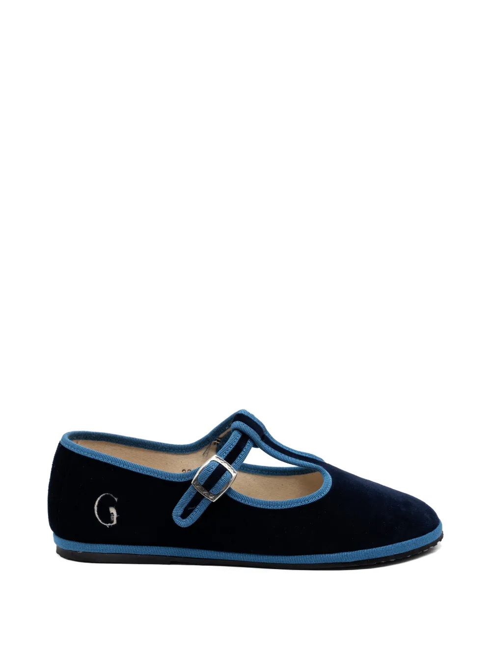 Gondolina Bauta Mary Jane ballet flats - Blu