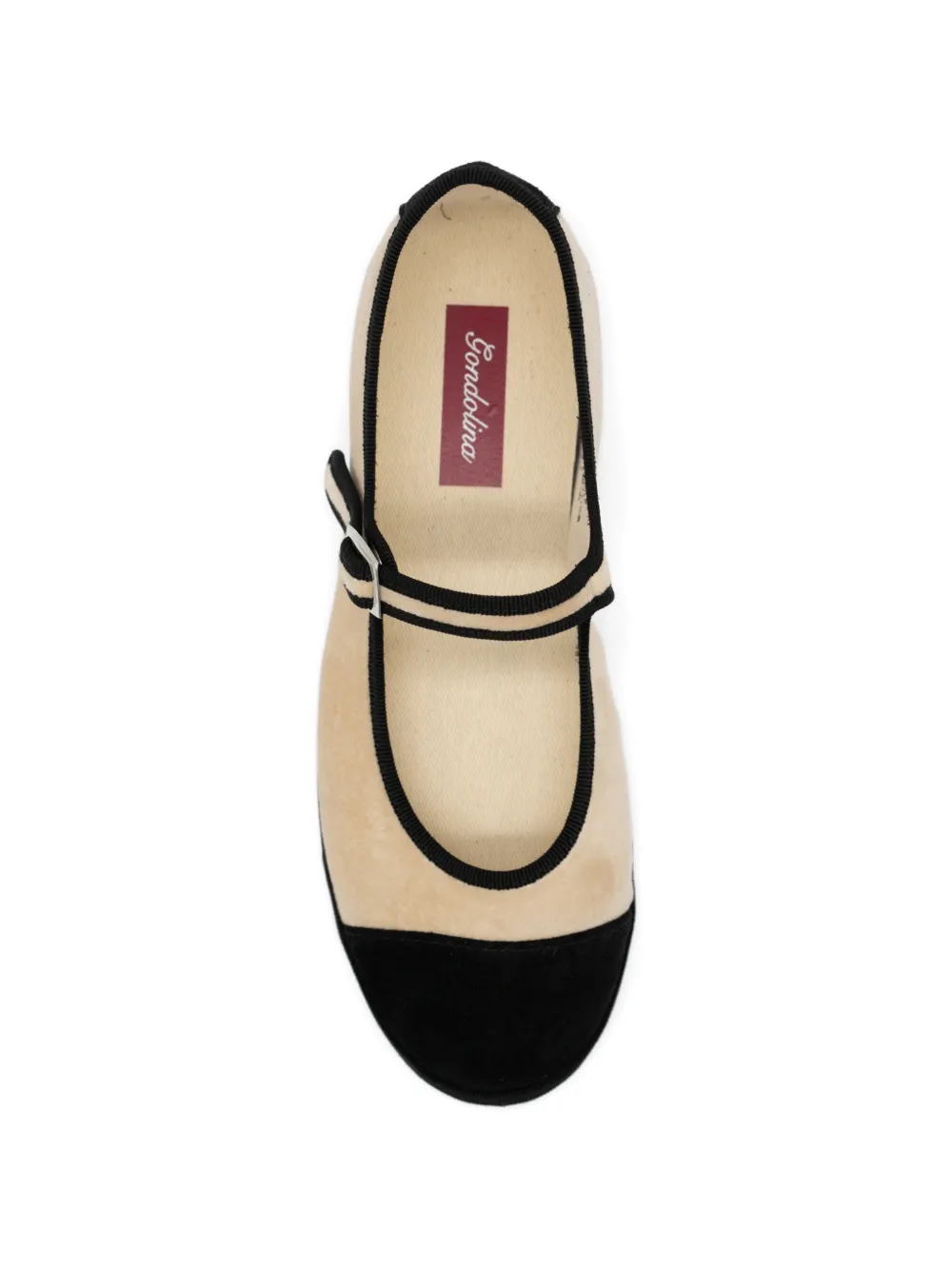 Gondolina Morosini Mary Jane ballerina's Beige