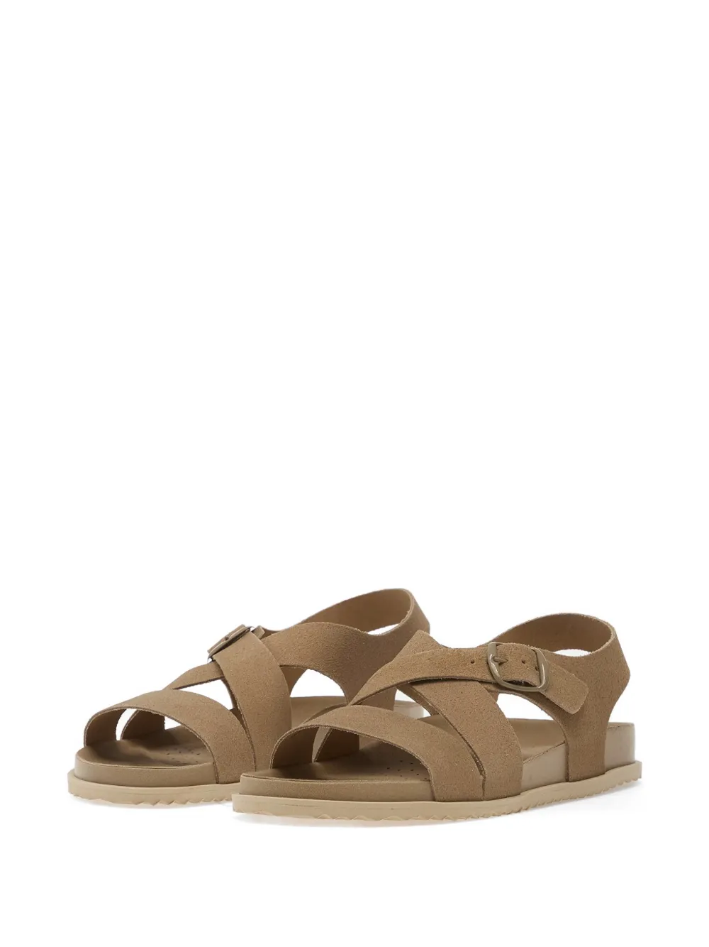 Geox Sandybett sandalen met gespsluiting Beige