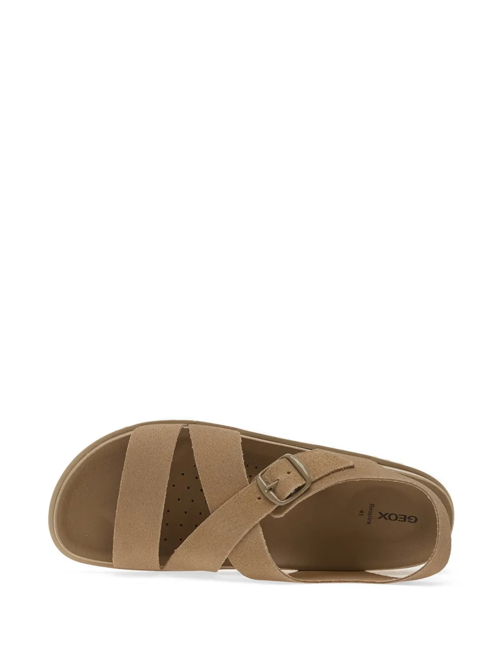 Geox Sandybett sandalen met gespsluiting Beige