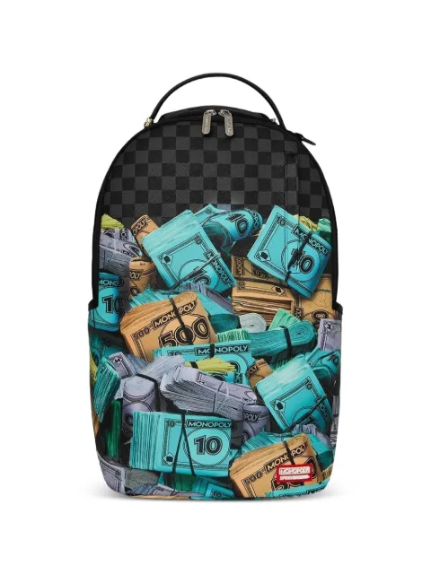 Sprayground Monopoly Stack Up checkered backpack