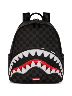 Sprayground Shark チェック バックパック | ブラック | FARFETCH JP