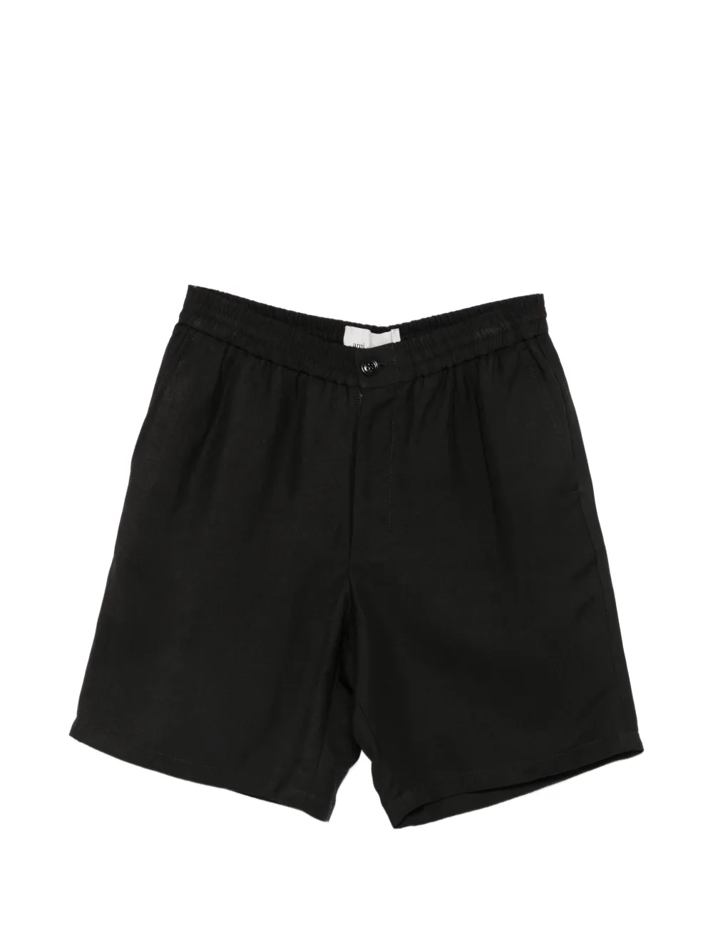 AMI Paris elasticated-waistband shorts - Black