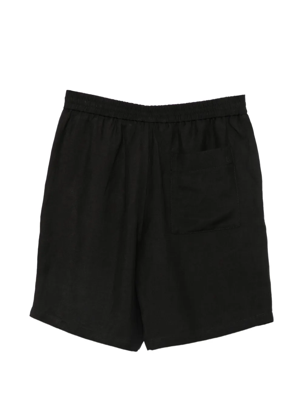 AMI Paris Shorts met elastische tailleband Zwart