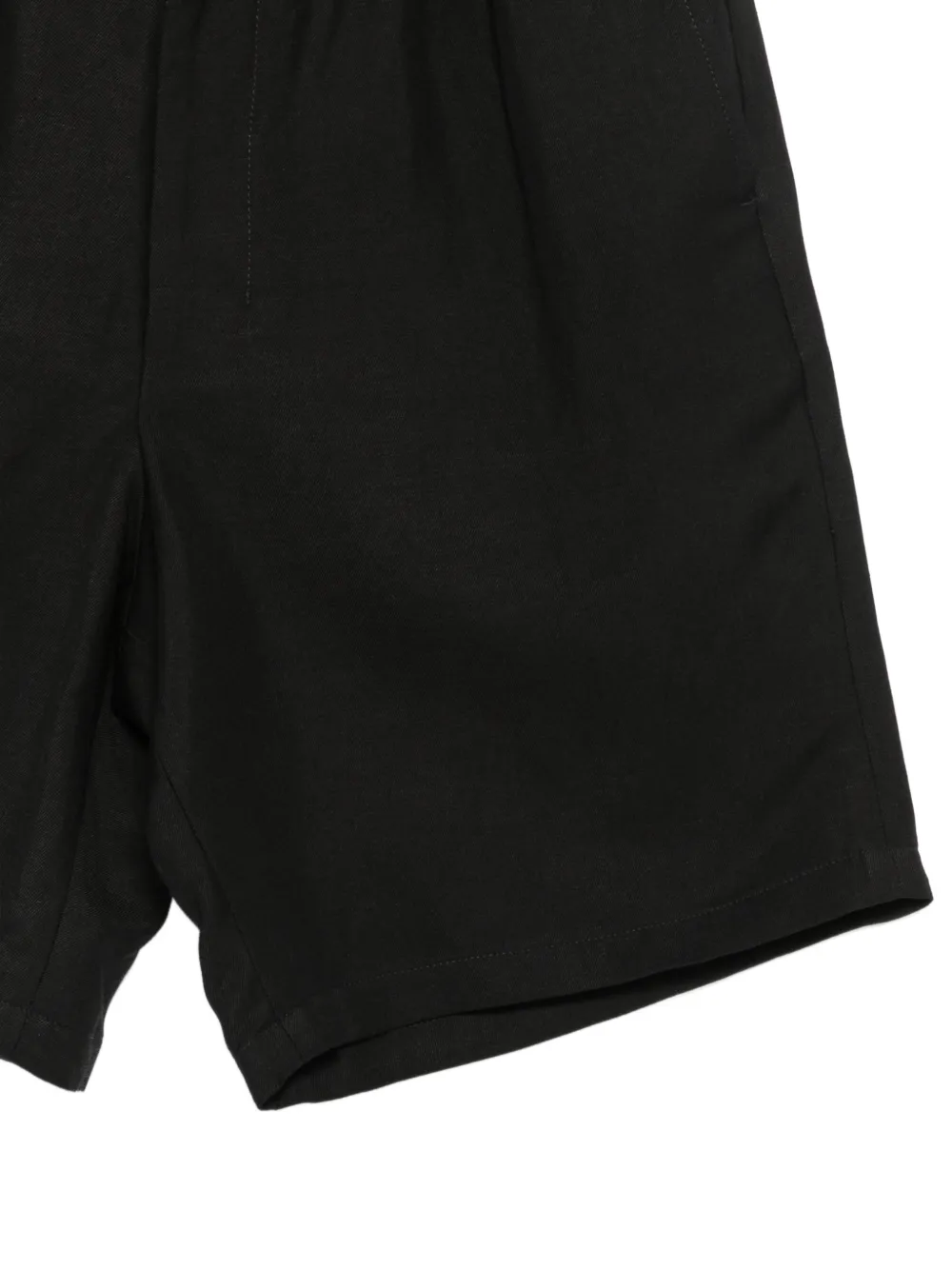 AMI Paris Shorts met elastische tailleband Zwart
