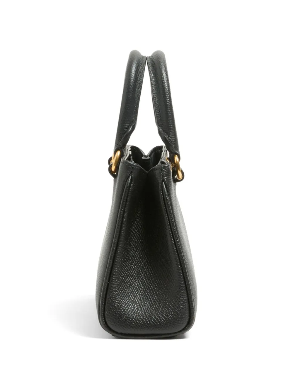 Valentino Garavani VLogo Signature mini-tas van korrelig kalfsleer Zwart