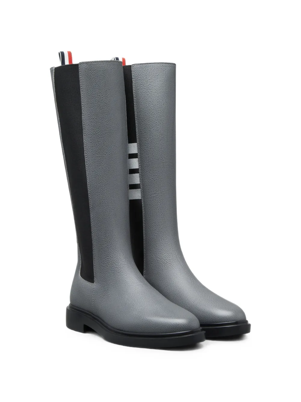 Thom Browne 4-Bar Chelsea knielaarzen Grijs