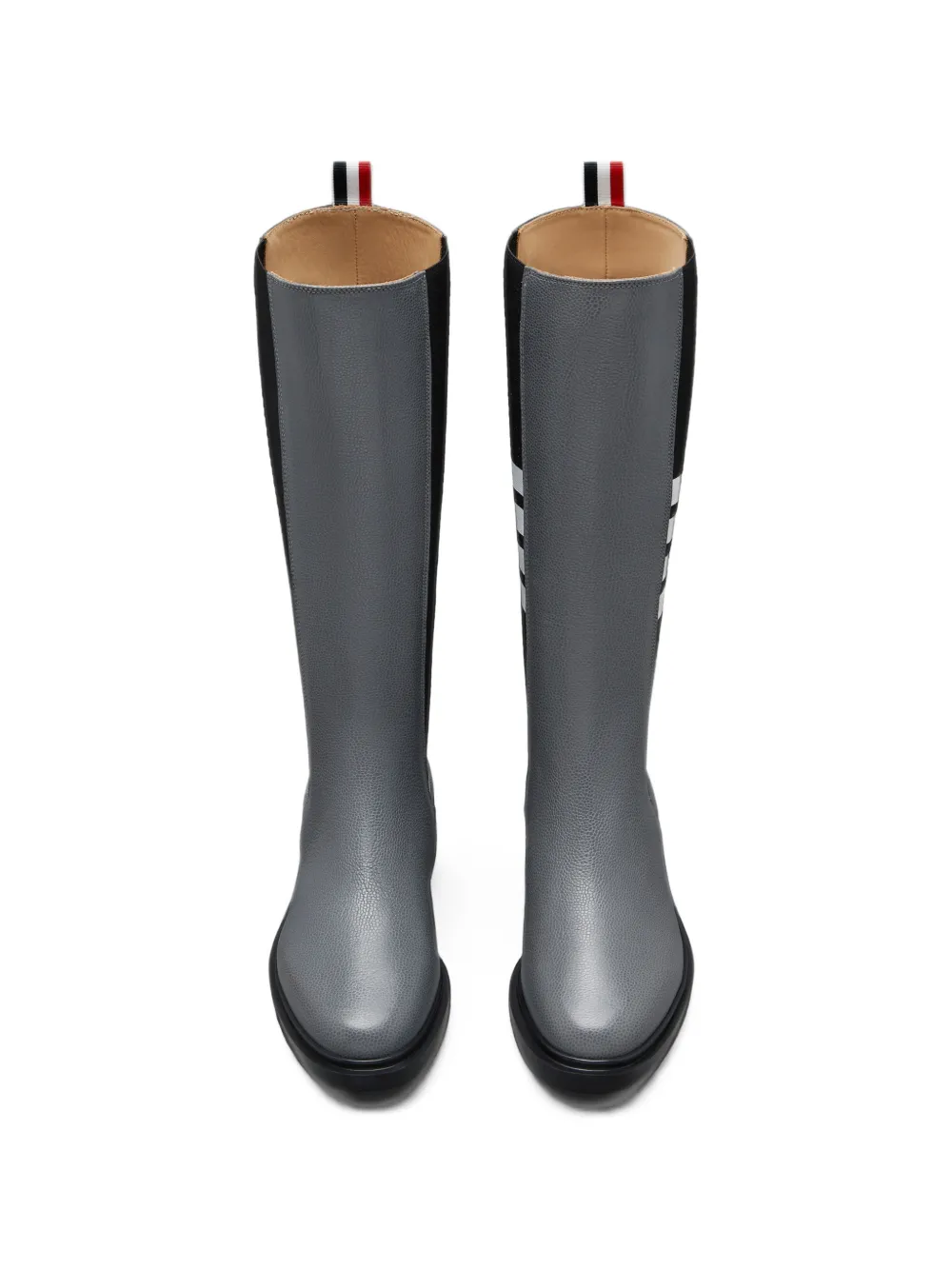 Thom Browne 4-Bar Chelsea knielaarzen Grijs