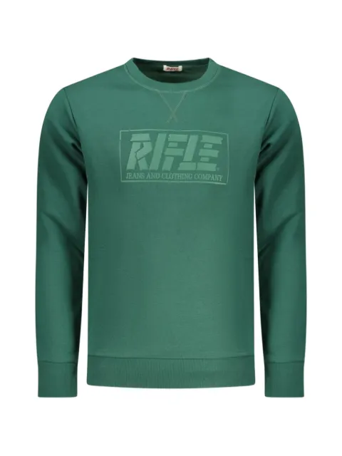 RIFLE 로고 프린트 크루넥 스웨트셔츠