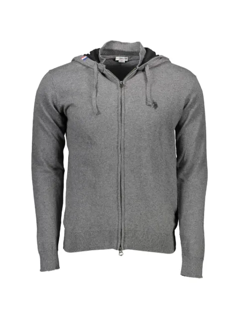 U.S. POLO ASSN. hoodie de algodón con cierre