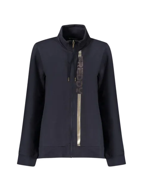 FREDDY logo-print zip-up sweatshirt