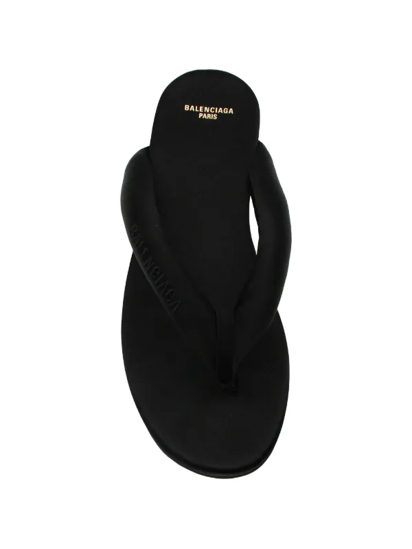 Balenciaga Gaeta Platform Sandals | Black | FARFETCH