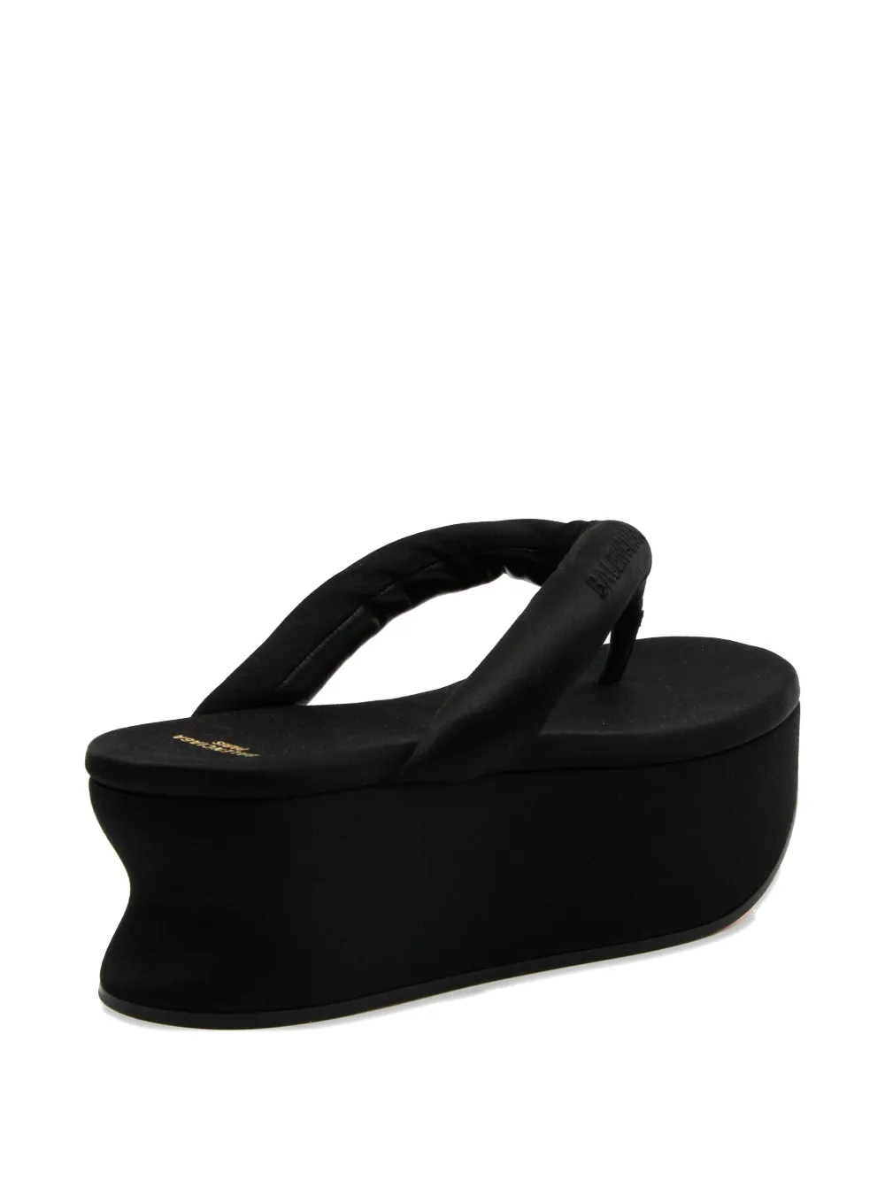 Balenciaga Gaeta sandalen met plateauzool Zwart