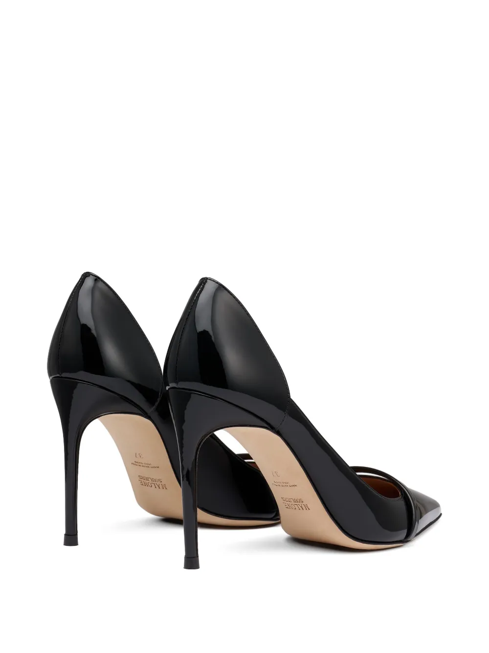 Malone Souliers Crawford pointed-toe pumps Zwart