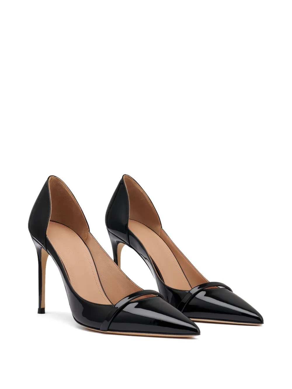 Malone Souliers Crawford pointed-toe pumps Zwart