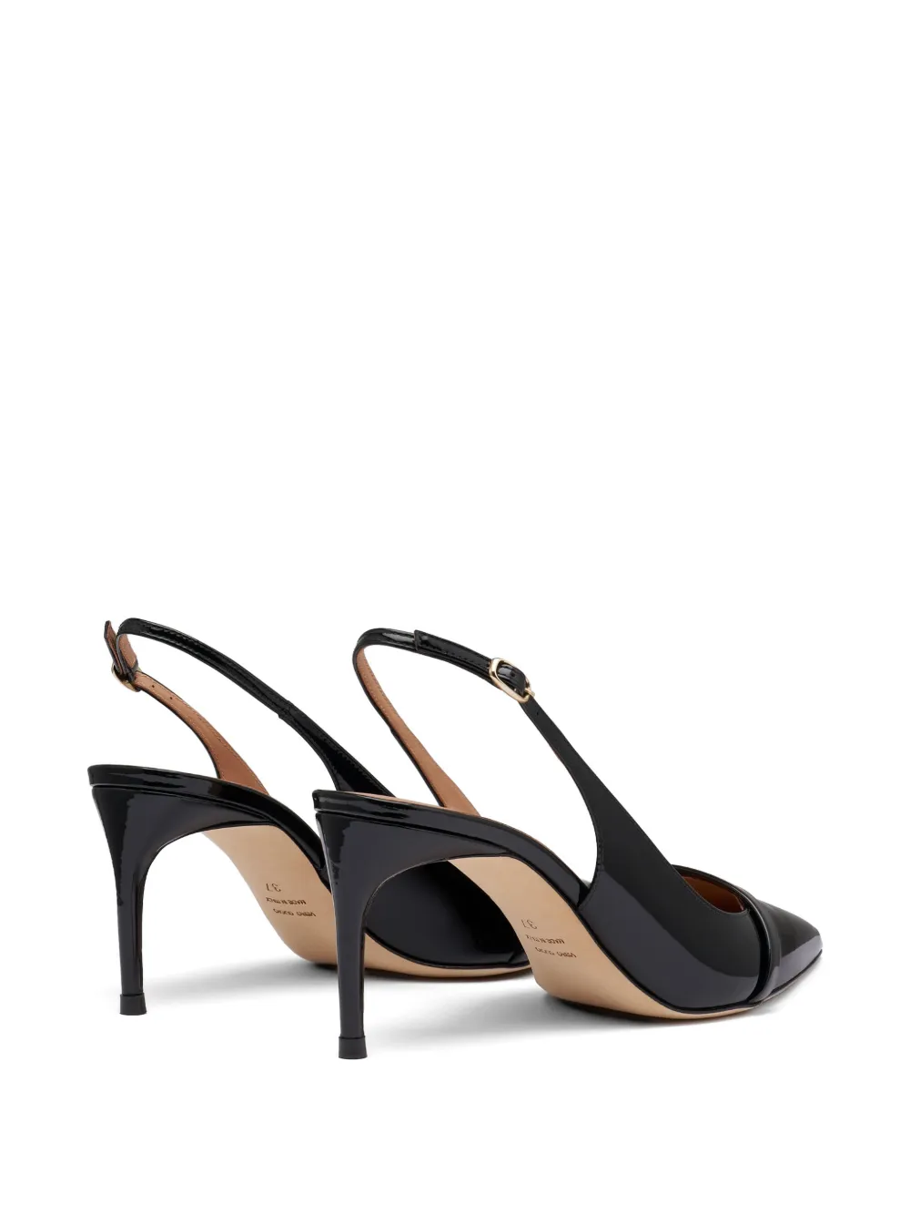 Malone Souliers Schiffer lakleren pumps Zwart