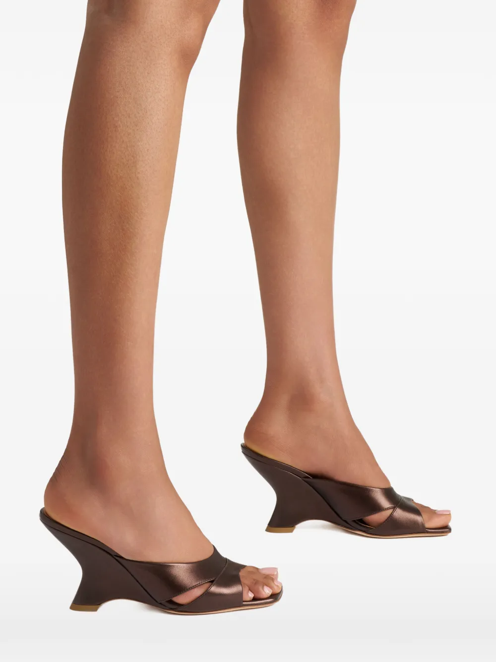 Malone Souliers Lourdes wedge sandals Bruin