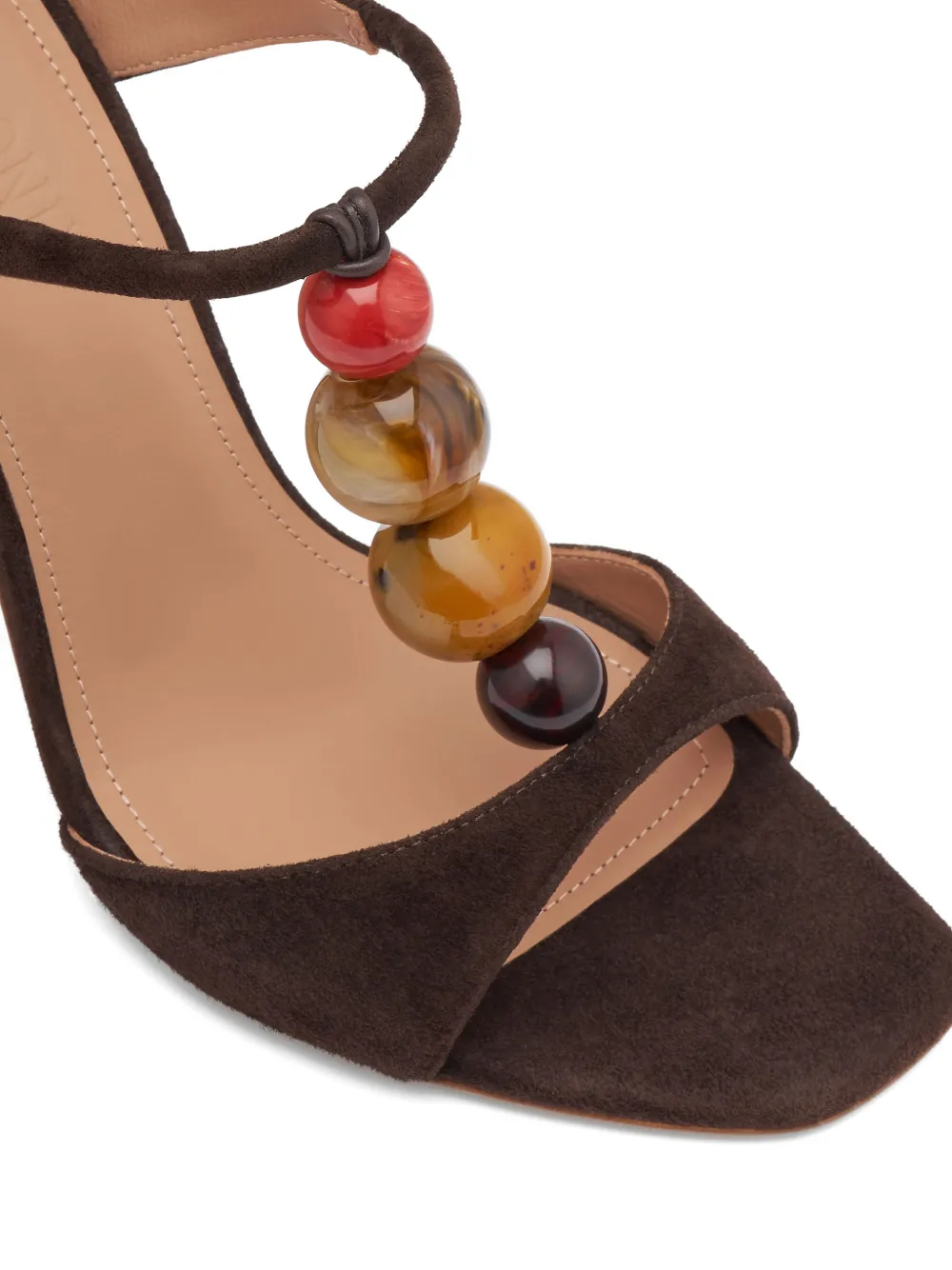 Malone Souliers Leia bead-embellished sandals Bruin