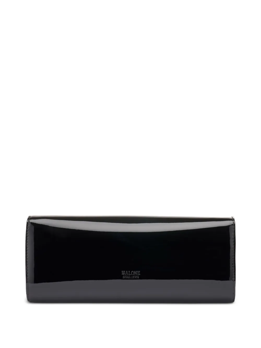 Malone Souliers Vivien clutch van lakleer Zwart