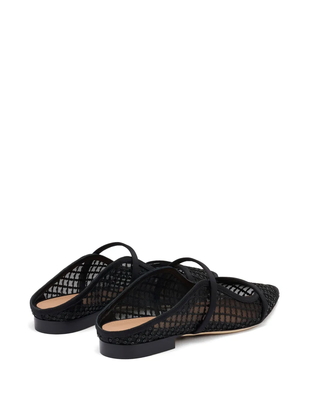 Malone Souliers Maureen muiltjes met pailletten Zwart