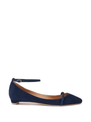 Gianvito Rossi Gianvito ポインテッドトゥ バレエシューズ | ブルー