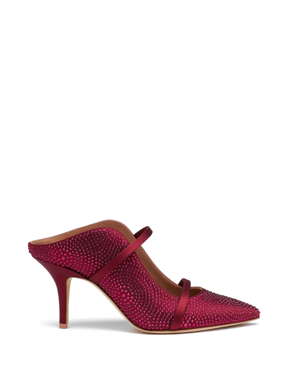 Malone Souliers Maureen crystal-embellished mules Rood