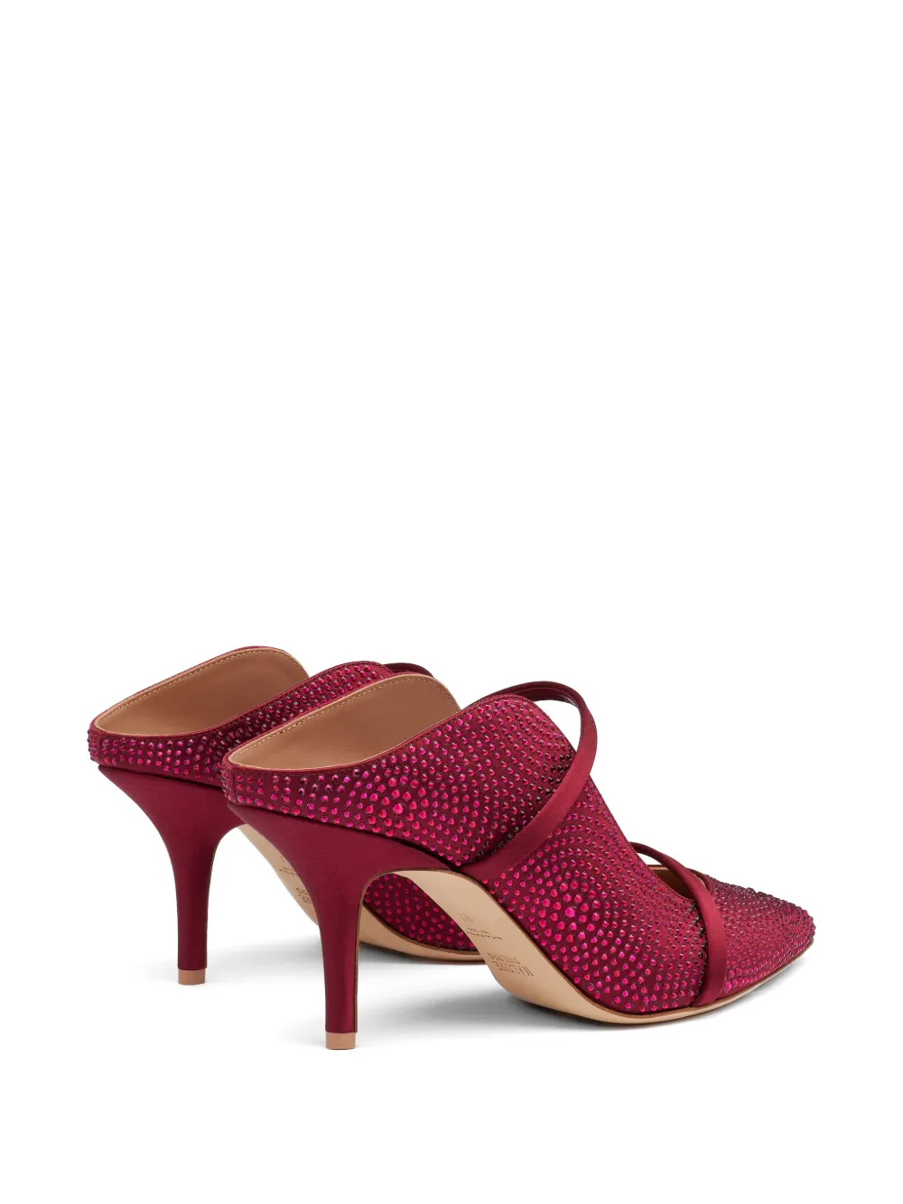 Malone Souliers Maureen crystal-embellished mules Rood