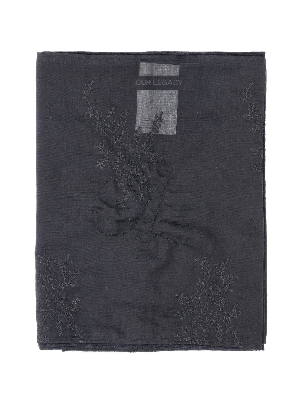 OUR LEGACY Layered scarf - Schwarz