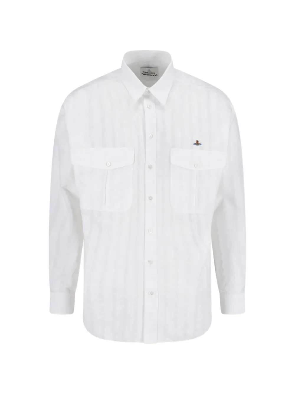Vivienne Westwood Achilles stripe-pattern shirt - Bianco