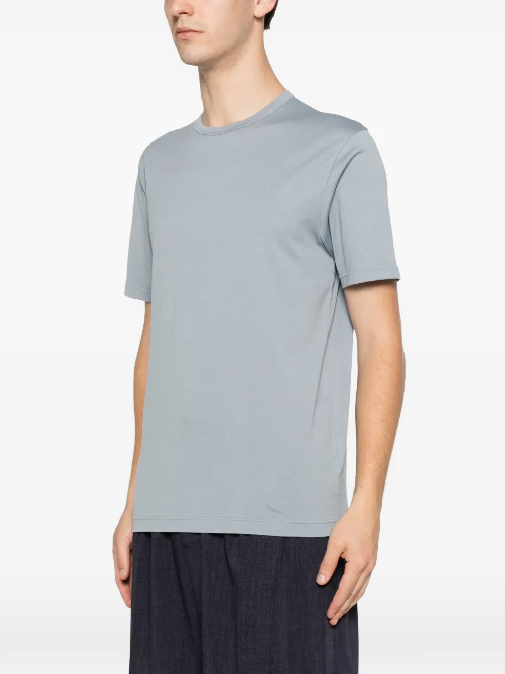 Sunspel T-shirt met ronde hals Grijs