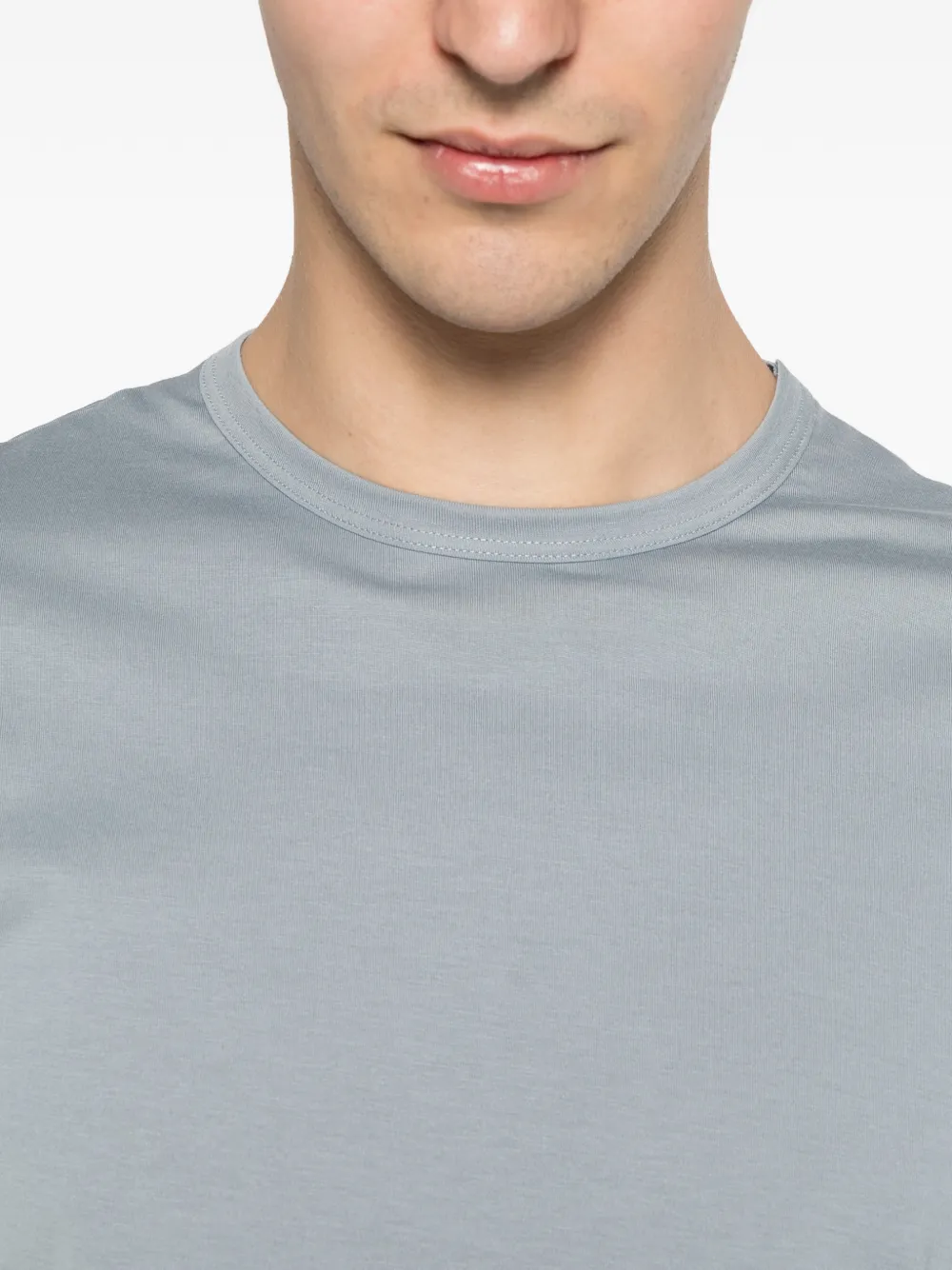 Sunspel T-shirt met ronde hals Grijs