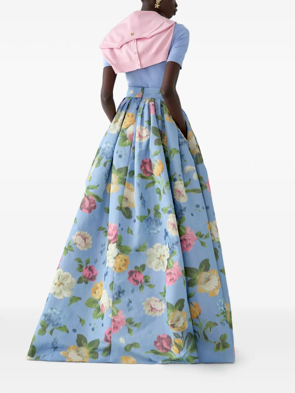 Carolina Herrera Top met ronde hals Blauw
