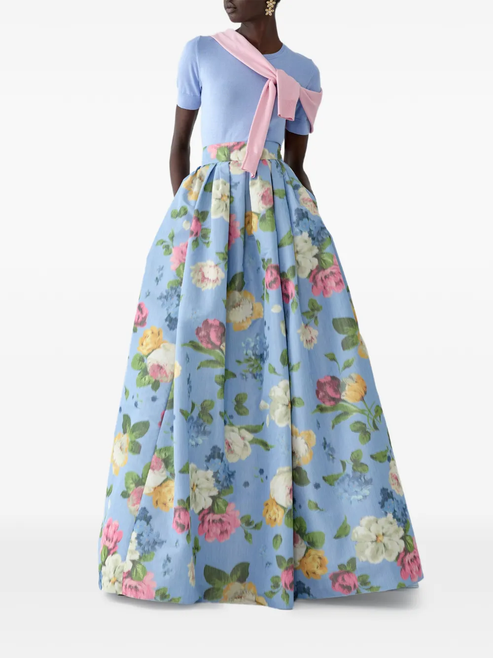 Carolina Herrera Top met ronde hals Blauw