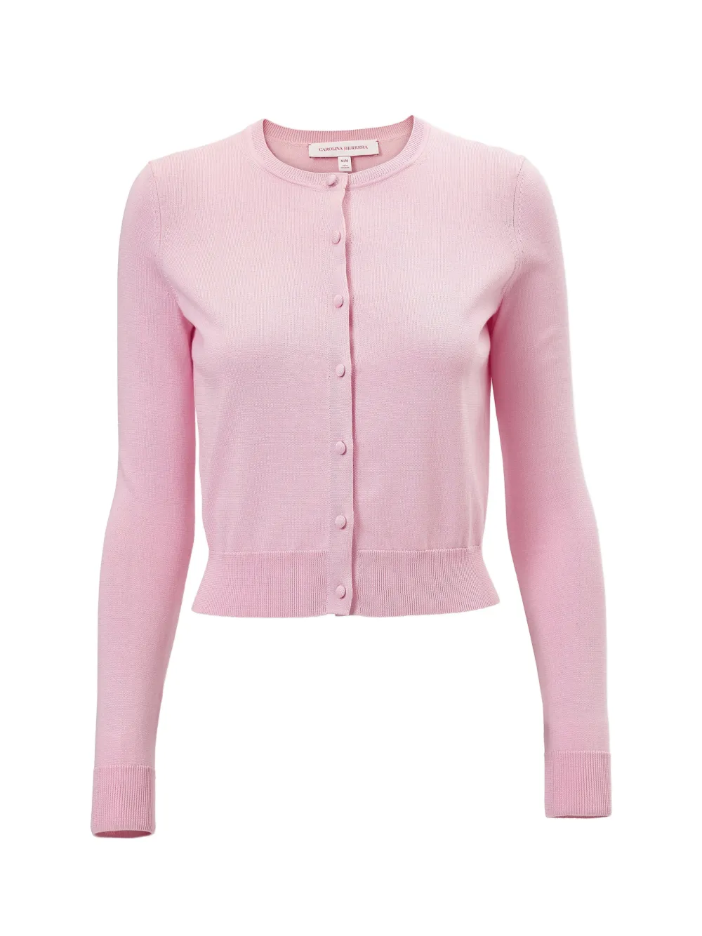 Carolina Herrera button-up cropped cardigan - Rosa