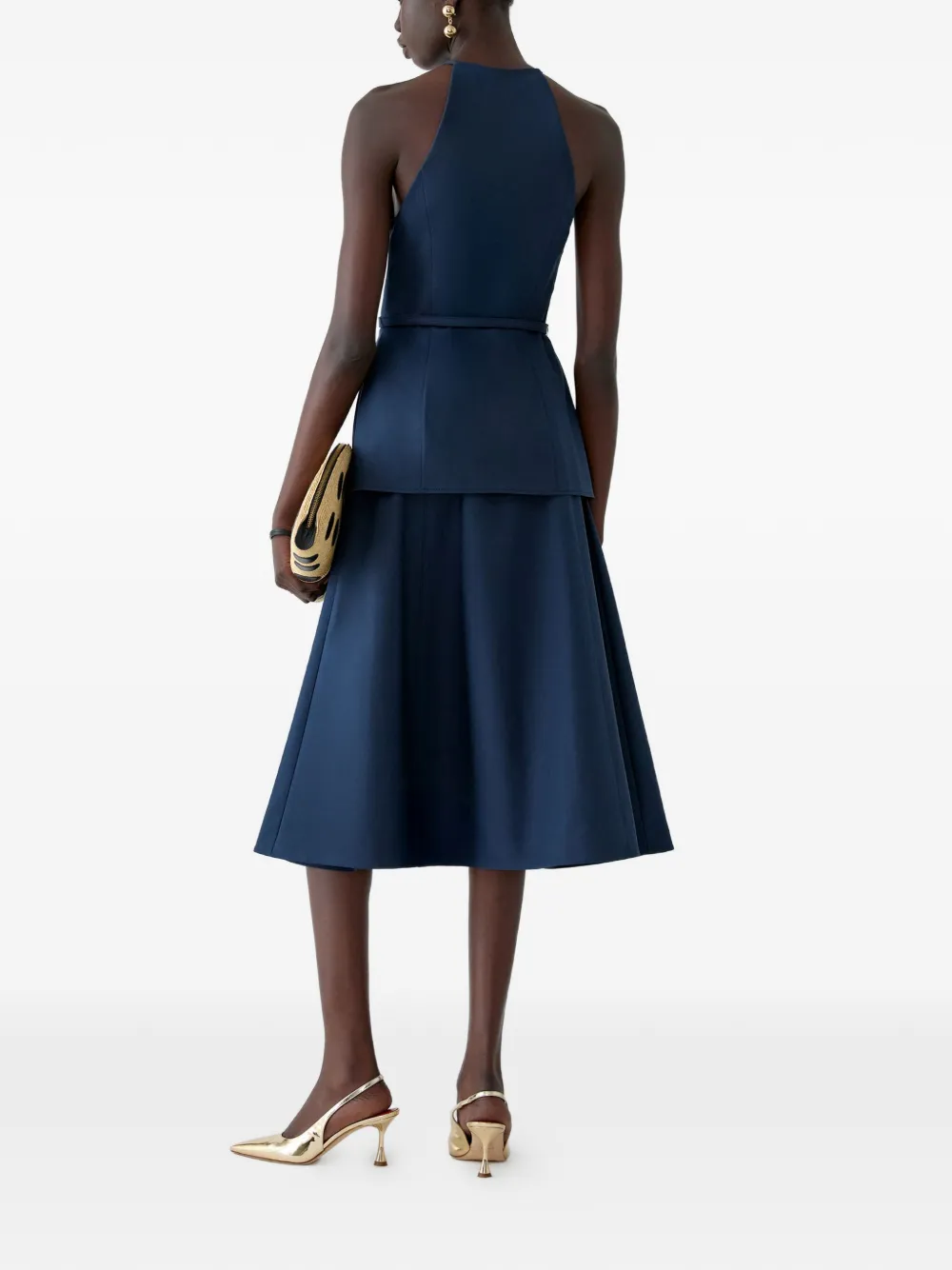 Carolina Herrera Top met knopen Blauw