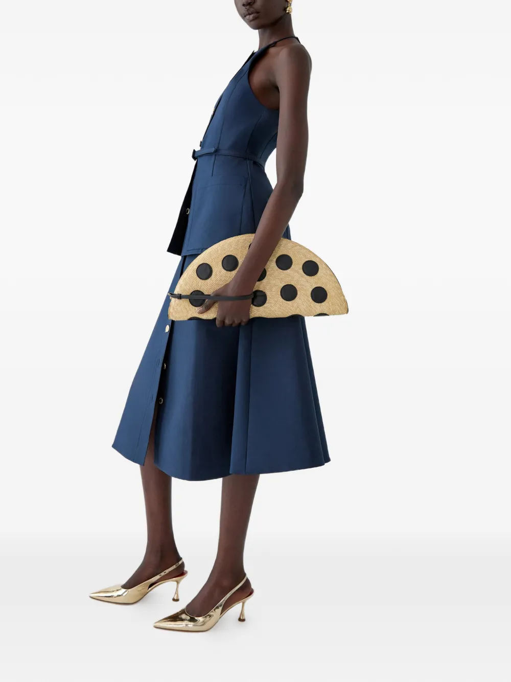 Carolina Herrera Top met knopen Blauw