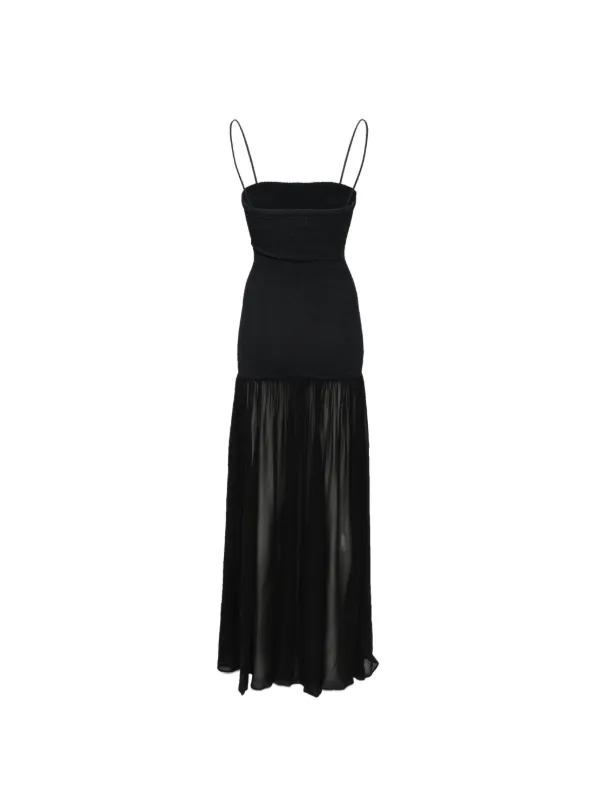 sheer black beach dress Nasty Gal Women's Embellished Palm Tree Sheer High Neck Mini Beach Dress in Black