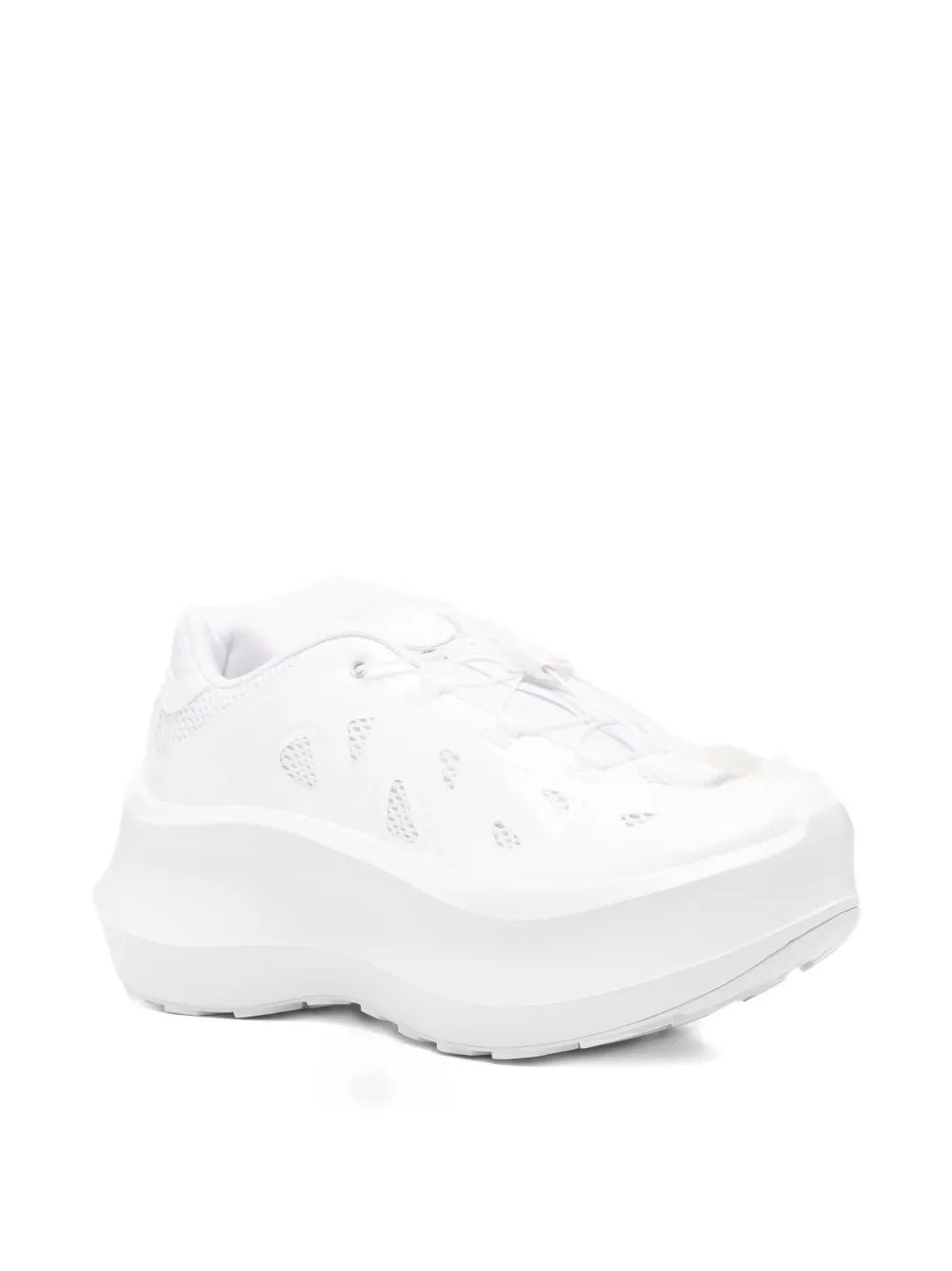 Comme des Garçons x Salomon x Salomon XT-Whisper Void round-toe sneakers Wit