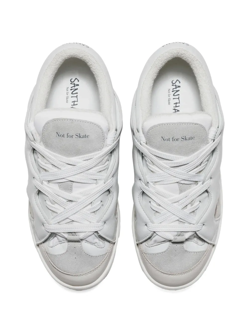 SANTHA Model 1 cut-out panelled sneakers Wit